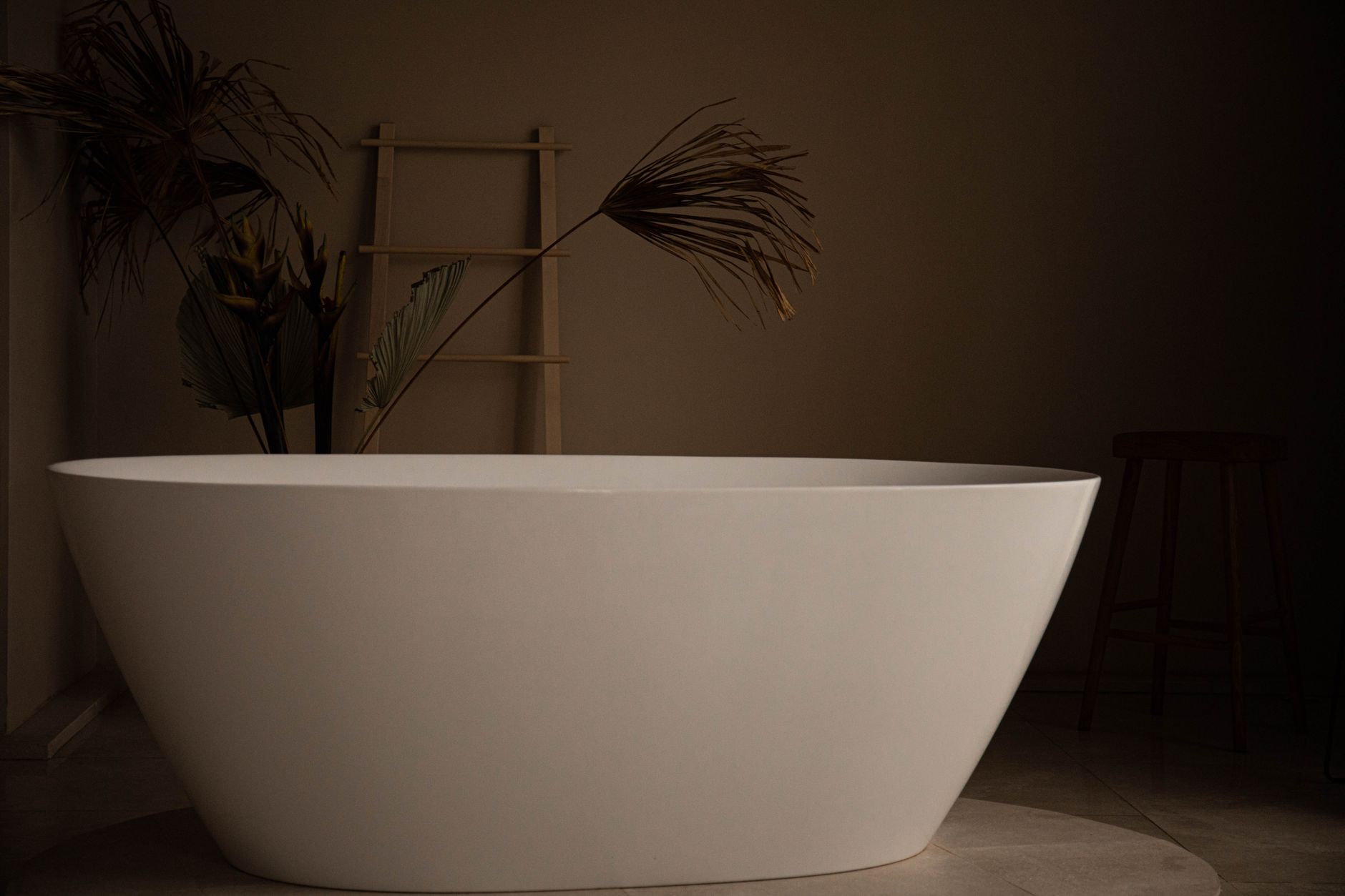 The soaking tub